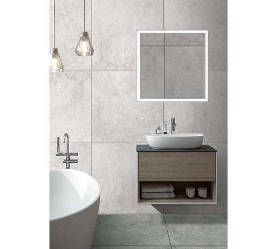Керамогранит Realistik RC Cement DG матовый, серый, 60x60, 1.44 кв.м 7073