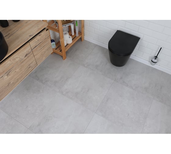 Керамогранит Realistik RC Cement G светло-серый, матовый 60x60, 1.44 кв.м 7078