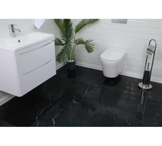 Керамогранит Realistik Royal Black High Glossy полированный, под мрамор 60x120 Royal120, HG, Realistik