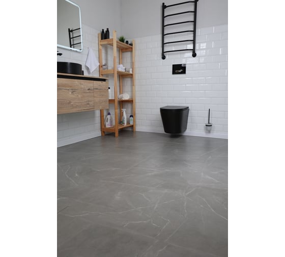 Керамогранит Realistik Vintage Armani Grey Porce серый, под мрамор 60x120 VintageG120,Realistik