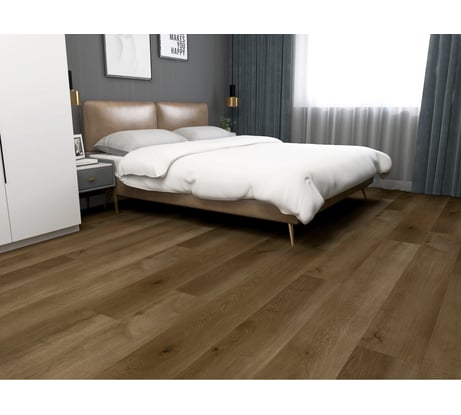 Кварц виниловый ламинат FLOORWOOD Uantroo Дуб Кэйс 43 класс, 5 мм с подложкой, 2.23 кв.м 6537