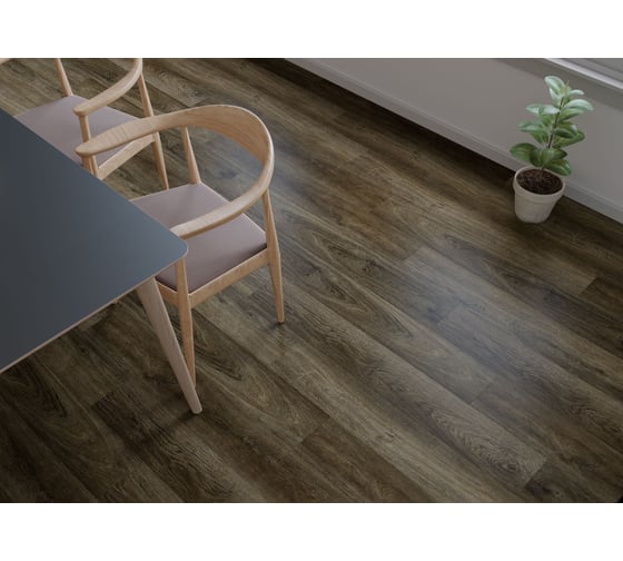 Кварц виниловый ламинат FLOORWOOD Authentic Полночная мечта 43 класс, 4 мм, 1.31 кв.м KBW 11752-1