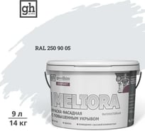 Краска колерованная GOODHIM D2 RAL 250 90 05 фасадная с повышенным укрывом EXPERT MELIORA База А, 9л 59296