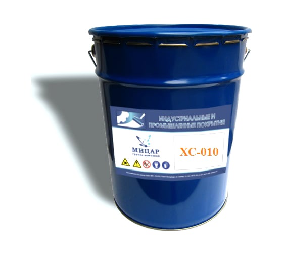 Антикоррозийный грунт Мицар ХС-010 20 кг, серый 580