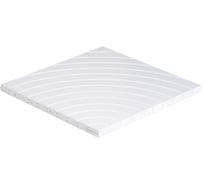 Панели декоративные стеновые Paneliavrora из мдф в пвх пленке Round цвет Белый 4640174740836