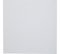 Панели декоративные стеновые Paneliavrora из мдф в пвх пленке Relief цвет Белый 4640174740775