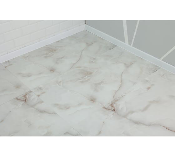 Керамогранит Realistik Mystery Grey Polished глянцевый, под мрамор 60x60 см, 1.44 кв.м. MysteryG60 ,PL,Realistik