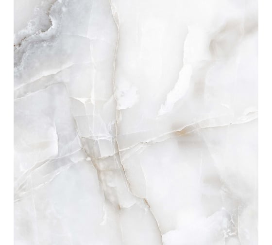 Керамогранит Realistik Mystery Grey Polished глянцевый, под мрамор 60x60 см, 1.44 кв.м. MysteryG60 ,PL,Realistik