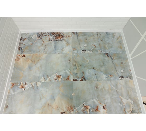 Керамогранит Realistik Magic Ice High Glossy глянцевый, под мрамор, 60x60 см, 1.44 кв.м. Magic60, HG, Realistik