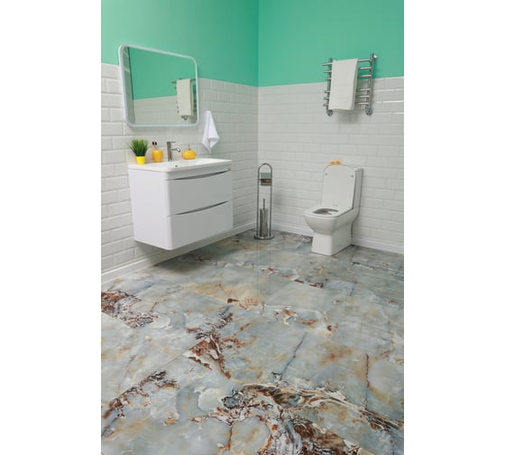 Керамогранит Realistik Magic Ice MAT матовый, под мрамор 60x60 см, 1.44 кв.м. Magic60, MAT, Realistik
