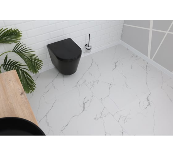 Керамогранит Realistik Minorca White Endless Anti Slip матовый, белый 60x120 см, 1.44 кв.м. MinorcaEndless120,Anti Slip,Realistik
