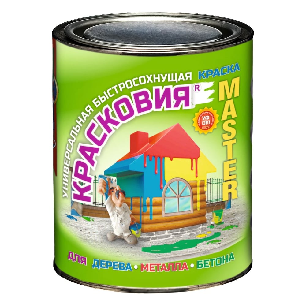 Краска для дерева, металла, бетона Красковия MASTER синий 0.7 кг ...
