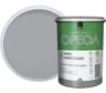 Эмаль акриловая ОРЕОЛ универсальная глянцевая серая 1 кг 85894
