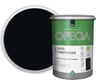 Эмаль акриловая ОРЕОЛ универсальная глянцевая черная 1 кг 85900