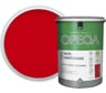 Эмаль акриловая ОРЕОЛ универсальная глянцевая красная 1 кг 85892