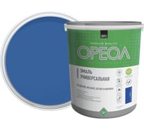 Эмаль акриловая ОРЕОЛ глянцевая, синяя, 2.5 кг 85897