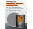 Грунт-эмаль быстросохнущая ОРЕОЛ TITAN матовая, серая, 2.2 л, 2.7 кг 83775 3