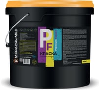 Краска MEGAPOLIMER Premium Fasade, акриловая, фасадная, повыш. укрывистость, 14 кг 4627136412468