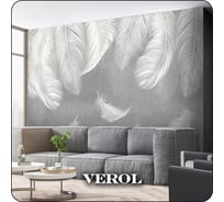 Флизелиновые обои 3d Verol Перья 292-ФФО-05714/
