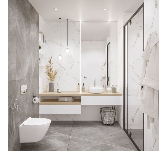 Керамогранит CULTO WHITE MARBLE 60x120 матовый, упаковка 1,44м2 УТ-99903675