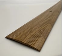 Стыкоперекрывающий алюминиевый порог Алком-М ПД 03 одноуровневый стык, 38x3 мм, 1350 мм, дуб светлый ПД03-0042