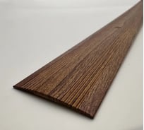 Стыкоперекрывающий алюминиевый порог Алком-М ПД 03 одноуровневый стык, 38x3 мм, 2700 мм, орех ПД03-0064