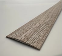 Стыкоперекрывающий алюминиевый порог Алком-М ПД 03 одноуровневый стык, 38x3 мм, 900 мм, дуб беленый ПД03-0001