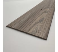 Стыкоперекрывающий алюминиевый порог Алком-М ПД 06 одноуровневый стык, 80x3 мм, 1350 мм, орех седой ПД06-0058 34194529