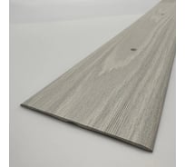 Стыкоперекрывающий алюминиевый порог Алком-М ПД 06 одноуровневый стык, 80x3 мм, 1350 мм, дуб шато ПД06-0034 34194799