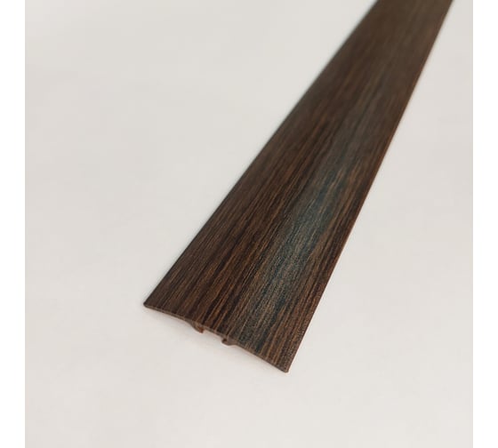 Стыкоперекрывающий алюминиевый порог Алком-М ПД 07.1 одноуровневый стык, 38x4.4 мм, 1350 мм, мербау ПД07.1-0038 1