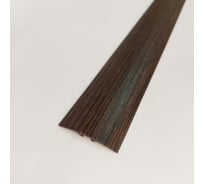 Стыкоперекрывающий алюминиевый порог Алком-М ПД 07.1 одноуровневый стык, 38x4.4 мм, 2700 мм, мербау ПД07.1-0040