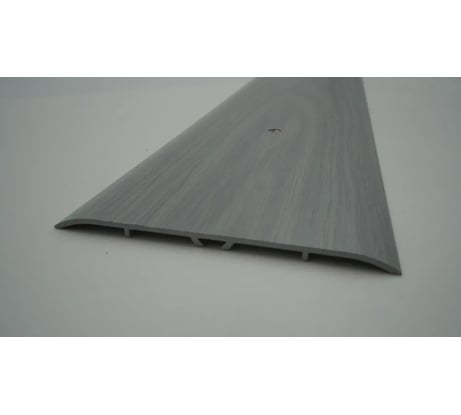 Стыкоперекрывающий алюминиевый порог Алком-М ПД 13 одноуровневый стык, 100x3 мм, 900 мм, дуб серый ПД13-0025