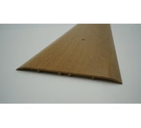 Стыкоперекрывающий алюминиевый порог Алком-М ПД 13 одноуровневый стык, 100x3 мм, 2700 мм, дуб деревенский ПД13-0024