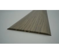 Стыкоперекрывающий алюминиевый порог Алком-М ПД 13 одноуровневый стык, 100x3 мм, 1350 мм, орех седой ПД13-0058