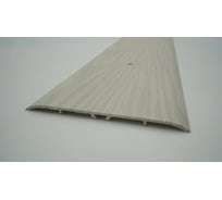 Стыкоперекрывающий алюминиевый порог Алком-М ПД 13 одноуровневый стык, 100x3 мм, 1800 мм, дуб шато ПД13-0035