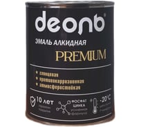 Эмаль с фосфатом цинка алкидная Деоль PREMIUM красное вино RAL 3005 глянцевая 0,75л DPREMRW1