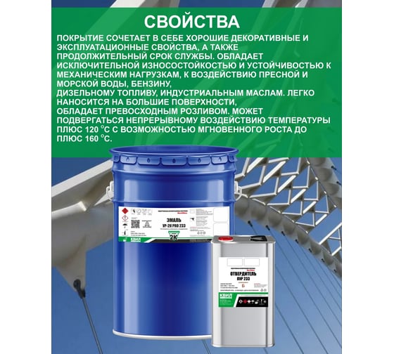 Эмаль HardMax УР-2К PRO 233.10 МТ RAL 6005 4690417108602