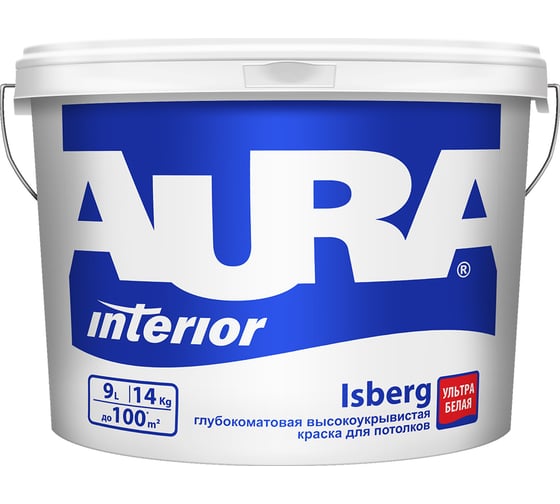 Краска Aura Isberg 9 л K0068 1