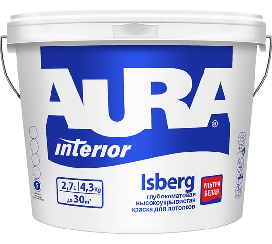 Краска Aura Isberg 2,7 л K0067 1