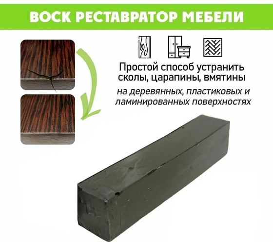 Мебельный воск Resmat ВМ-2, цвет венге мали, блистер арт. 2069