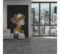 Пвх-плитка SPC Lamiwood AQUAMARINE Сланец Графит 610x305x5 мм 1,86 м2 M-07