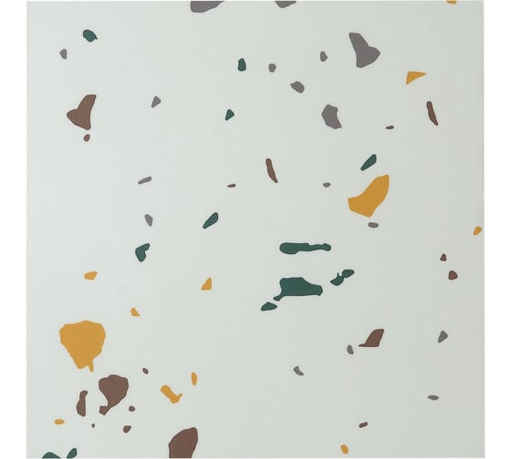 Самоклеящаяся ПВХ плитка LAKO МИНИ DECOR "Мрамор Конфетти" толщина 2мм 1 м² LKD-60003-8-MINI11