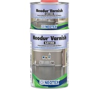 Полиуретановый УФ стойкий прозрачный сатиновый лак NEOTEX Neodur Varnish Satine A 5,2 кг 11893800