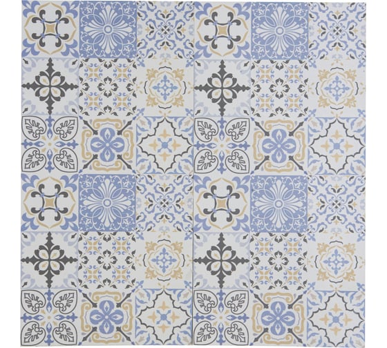 Самоклеящаяся ПВХ плитка LAKO МЕГА DECOR "Арабеска" толщина 2мм 12м² LKD-PH026-MEGA68