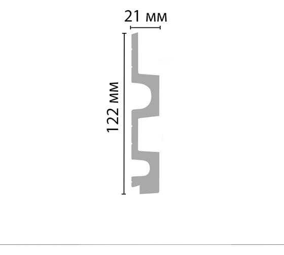 Панель Decomaster D302-88/10 122x21x2900 мм D302-88 ДМ