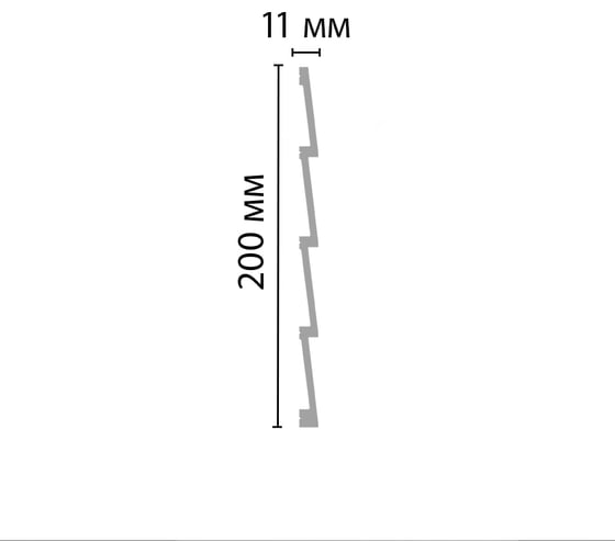 Панель Decomaster D321/12 200x11x2900 мм D321 ДМ