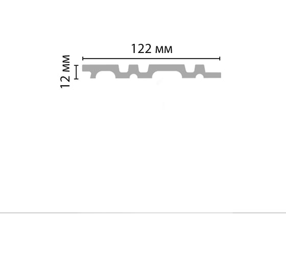 Панель Decomaster D318/18 122x12x2900 мм D318 ДМ