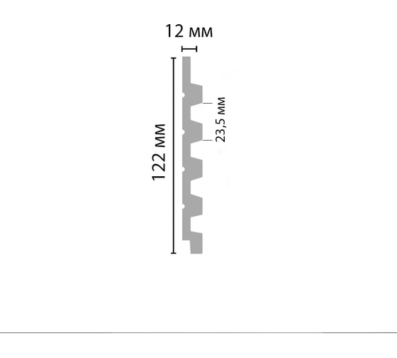 Панель Decomaster D317/11 122x12x2900 мм D317 ДМ