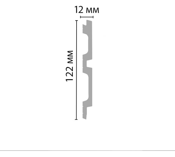 Панель Decomaster D319-115/22 122x12x2900 мм D319-115 ДМ