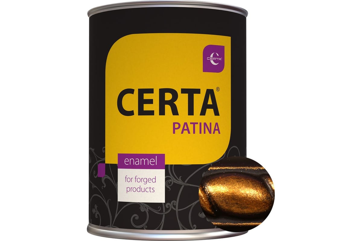 Термостойкая атмосферостойкая патина для печей и мангалов Certa красное ...
